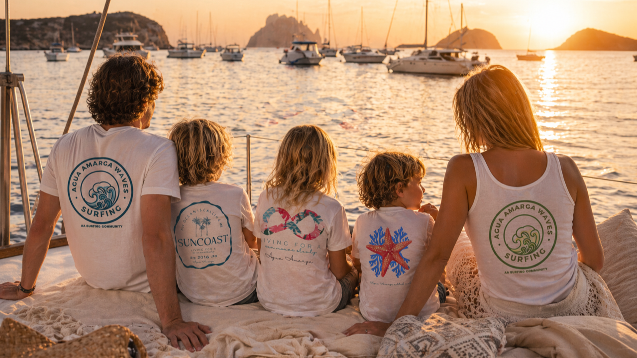 Viste un verano que no se apaga, diseñadas para días eternos junto al mar