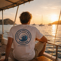 Camiseta waves azul