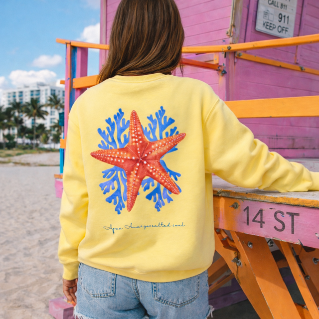 Sudadera Star amarilla