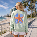 Sudadera Star Aguamarina