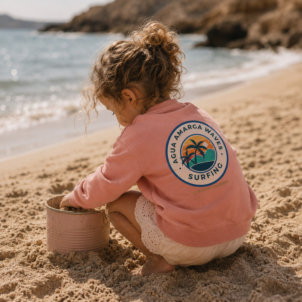 Sudadera Kids waves Aguaamarga