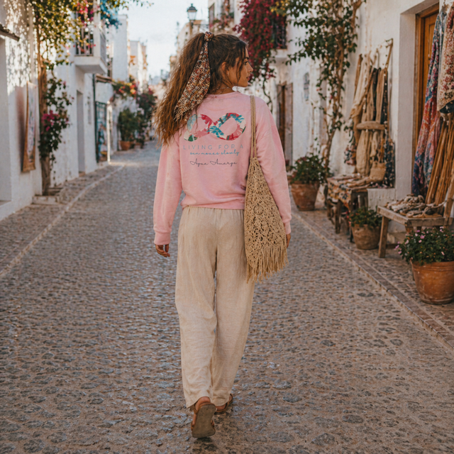 Sudadera infinitti colors rosa