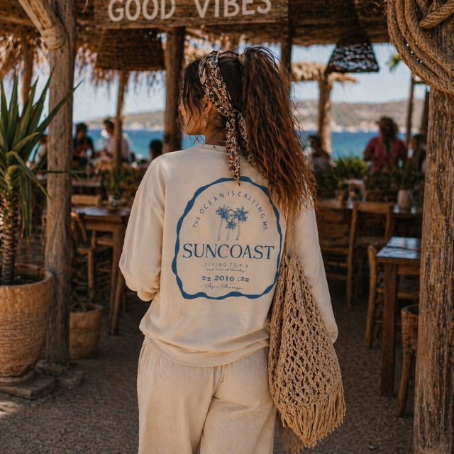Sudadera suncoast beige